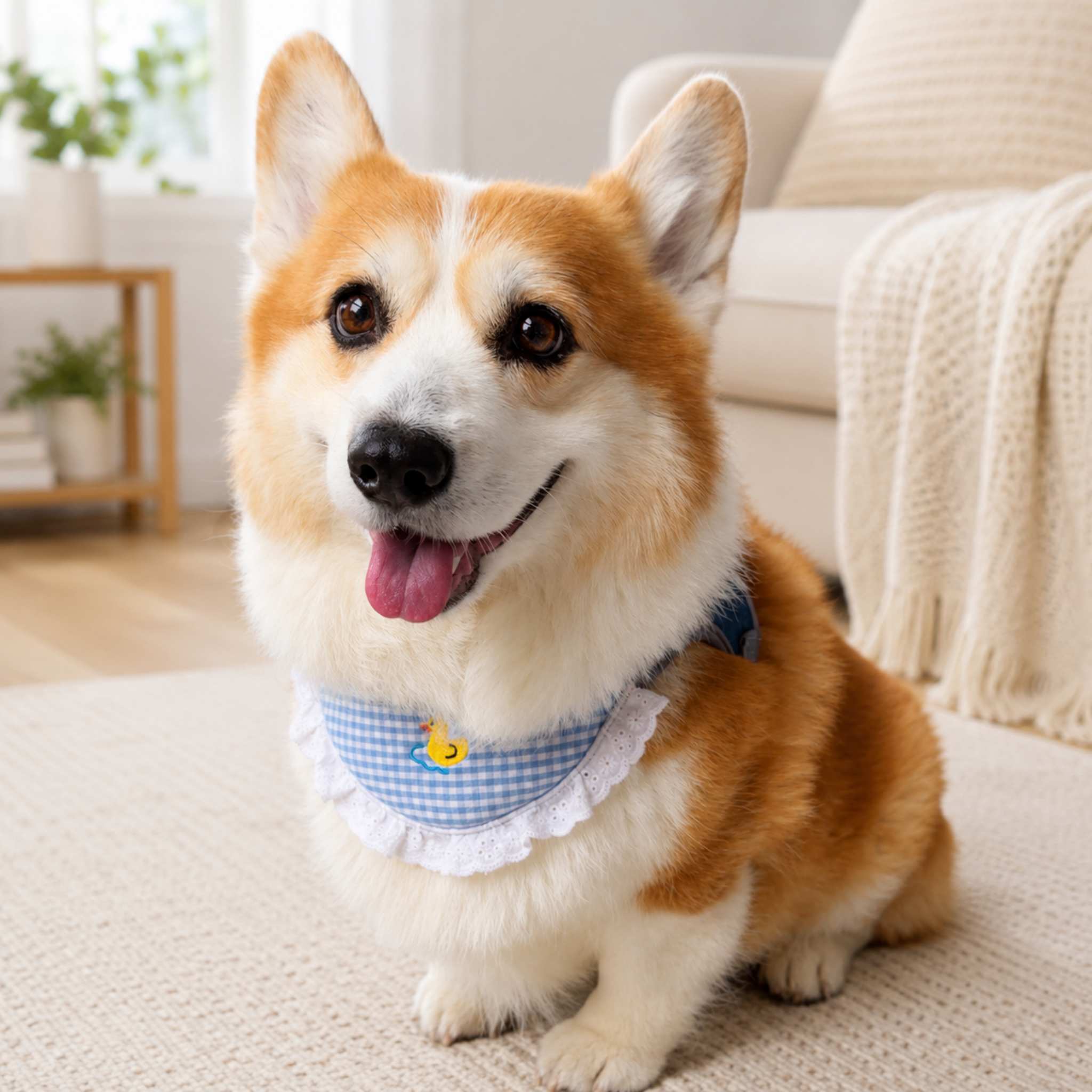 Dog Harness with Bandana Bib – No Pull Adjustable Vest for Small & Medium Dogs (Harness Only)