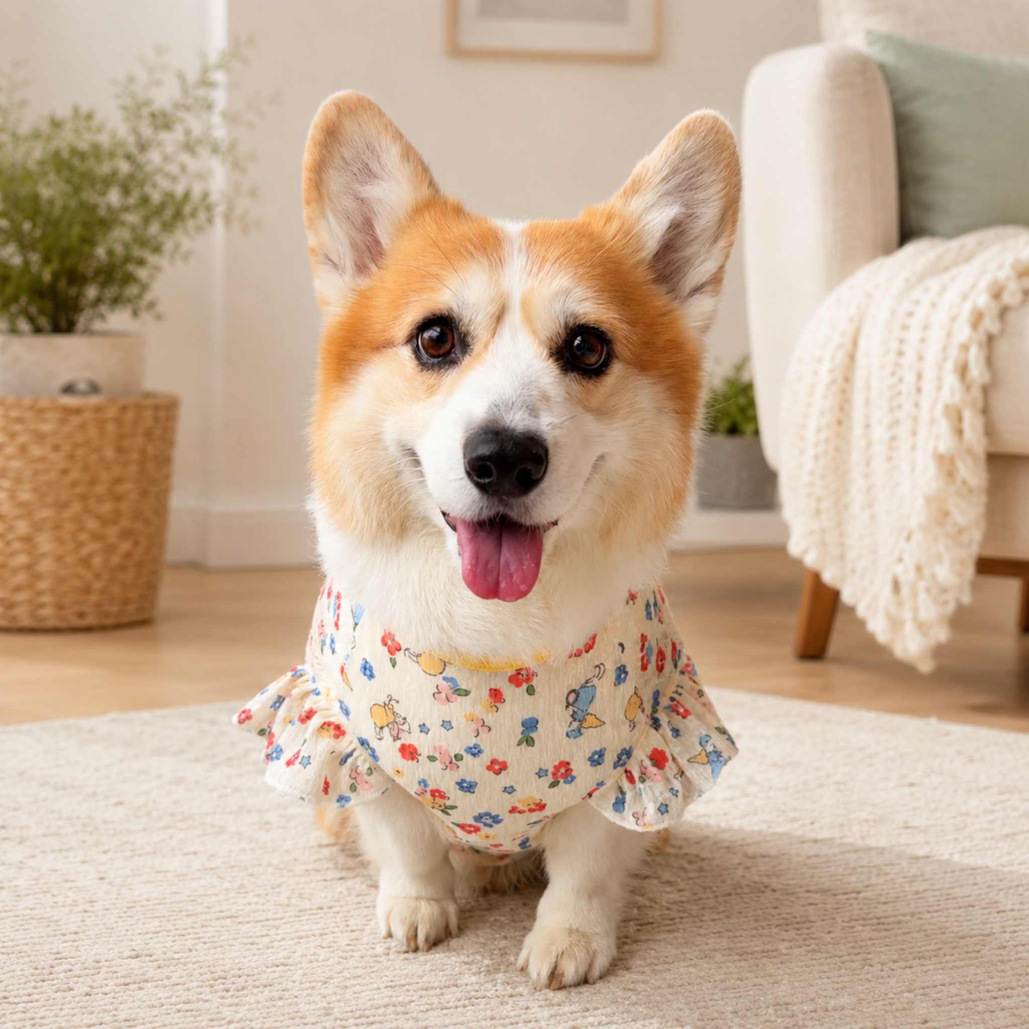 Sweet Ruffle Dog Cake Dress – Lightweight, Breathable & Stretchy