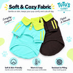 Sporty Contrast Collar Dog Polo Shirt – Soft Cotton Pet Tee