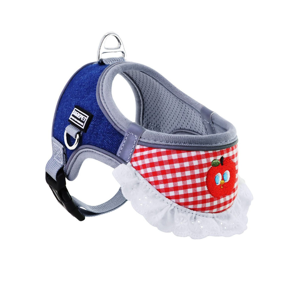 Dog Harness with Bandana Bib – No Pull Adjustable Vest for Small & Medium Dogs (Harness Only)